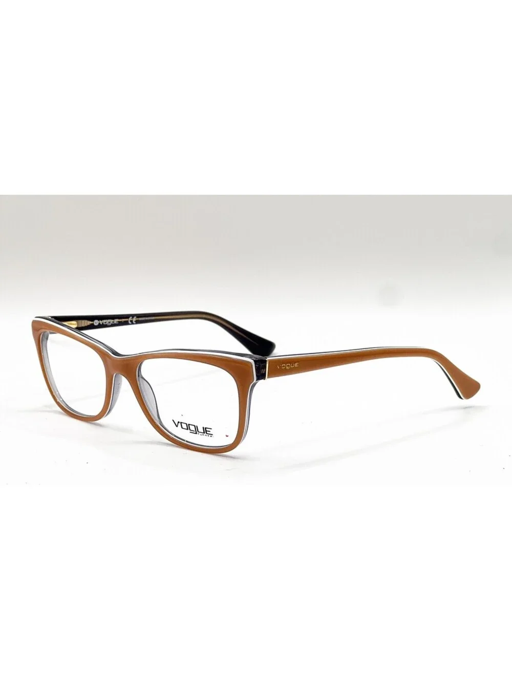 Vogue VO 2763 2012 Beige Blue Rectangle Authentic Eyeglass Frames 51-17